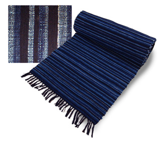 藍染　平織り